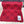BBR Double-Sided Scarf 190CM Red Cashmere 293316