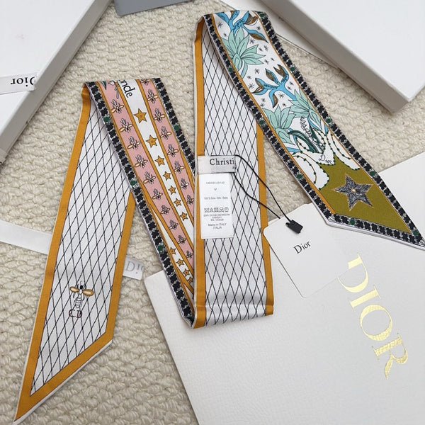 CD 26s Scarf 86cm In Silk 311737