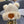 BEANIE HAT IN CREAM BEIGE WOOL AND LAMB FUR 427793