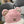 BEANIE HAT IN BABY PINK FLEECE AND WOOL 433164