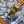 NEVERFULL MM 31 IN LAGOON BLUE MONOGRAM TILES CANVAS
