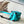MINI SOFT TRUNK 18 IN TURQUOISE BLUE TAURILLON