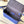 STEAMER 18 IN SAPPHIRE BLUE MONOGRAM EMBOSSED TAURILLON