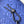 STEAMER 18 IN SAPPHIRE BLUE MONOGRAM EMBOSSED TAURILLON