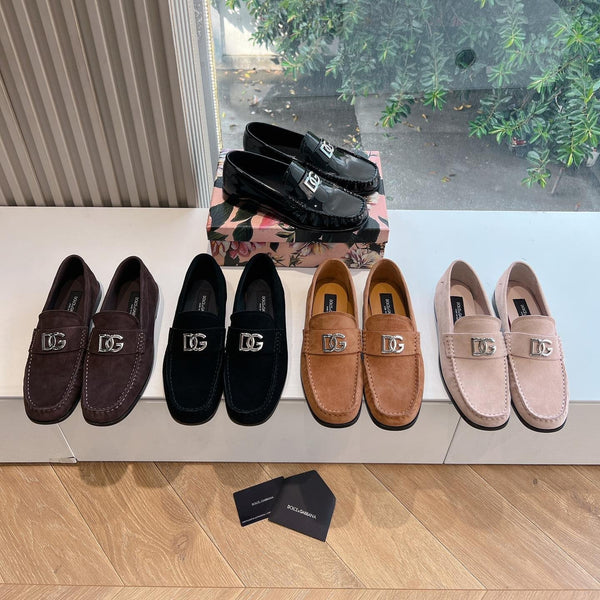DC 25 Mary Jane Loafers Multicolor Suede 116946