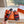 EXTRA SANDAL IN CHERRY RED MIX FIRE ORANGE CALFSKIN