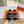 CHYPRE SANDAL IN TEAL GREEN MIX FIRE ORANGE SUEDE