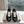 RUNNING SOLE SNEAKERS IN BLACK SUEDE AND CALFSKIN WHITE STAR
