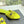 CAGOLE FLAT MULES IN LIME YELLOW CALFSKIN
