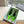 CAGOLE HIGH SLINGBACK IN NEON GREEN GLOSSY CALFSKIN