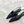 SL BABYLONE SLINGBACK FLAT BLACK SATIN CREPE