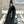 ballet flat black tweed patent calfskin