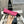 ballet flat pink tweed black patent calfskin