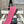 ballet flat pink tweed black patent calfskin