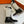 HM Jumping Boot In White Mix Black Calfskin And Mesh Fabric  973841