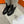 HM Jumping Boot In Black Mix White Calfskin And Burlap 973843