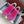 LP sneaker unisex style hot pink sheepskin mix suede 384719