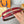 LV  MINI FLOWERGRAM 30MM REVERSIBLE BELT IN BLOOD RED CALFSKIN GOLD HARDWARE
