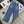 Chanel 2025 Double C Logo Beaded Straight-leg Jeans Blue Cotton 319001