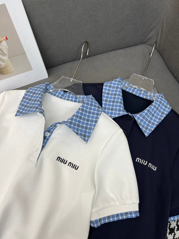 Miu 25C Polo Shirt mix Miniskirt 228549