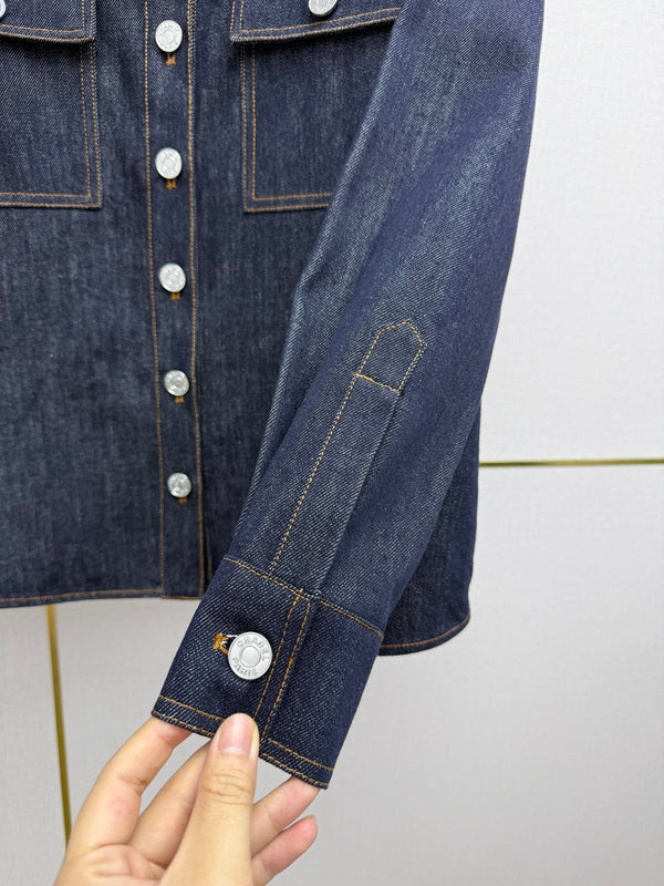 CC Fall Winter 2026 Shirt Jacket Dark Blue Denim 421786