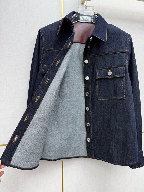 CC Fall Winter 2026 Shirt Jacket Dark Blue Denim 421786