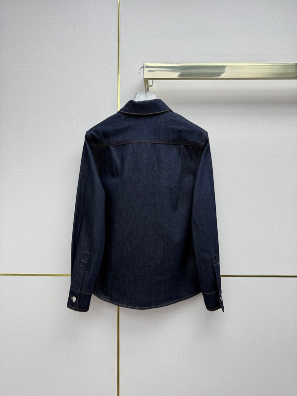 CC Fall Winter 2026 Shirt Jacket Dark Blue Denim 421786