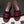 25S Embroidery Double C Mule 50mm Wine Velvet 247574