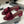 25S Embroidery Double C Mule 50mm Wine Velvet 247574