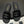 25S Embroidery Double C Mule 15mm Black Velvet 247580