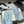 CC 25P Double C 1 Motif Thongs Sandal Baby Blue Sheepskin 247702