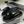 CC 25S Chain Ring Edge Buckle Bag Mule Sandal Black Velvet 247585