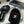 CC 25S Chain Ring Edge Buckle Bag Mule Sandal Black Velvet 247585