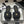 CC 25S Buckle Bag Mule Black Fabric and Sheepskin 247597