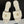 CC 25S Buckle Bag Mule Sandal 50mm White Fabric and Sheepskin 247601