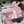 CC 25S Small Wedge Thick-Soled Sandal 10cm Pink Woven 247604