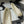 CC 25S 20mm Chain Bow Single Flat White Sheepskin Black Grosgrain 247655