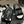 CC 25 Platform Slippers Black Velvet Sheepskin 334240