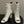 LV Berlin Open Toe Ankle Boot 85mm White Calfskin 416734
