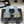 CC 25B Chain Closed Toe Flat Mule Light Blue Denim 393887