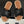CL 25s Lympia Twisted Sandal Black Brown Sheepskin Plush Cloth 416658