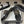 CC 25B Chain Bow Flip-flops Black Sheepskin 393987