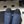 CC 25B Chain Short Boot 25mm Black Blue Denim 423150