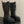 HM Lace Up Boots 25mm Belt Buckle Black Leather