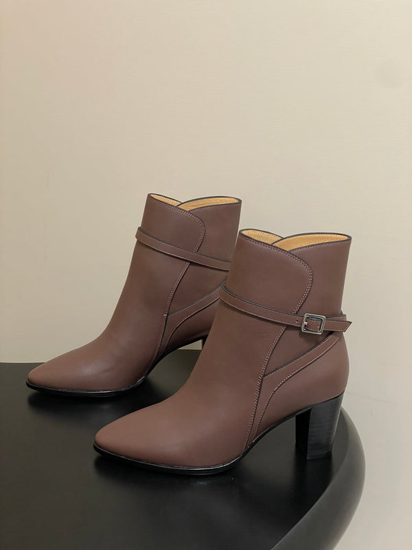 LP Felicity Ankle Boots 70mm Light Brown Cowhide 440311