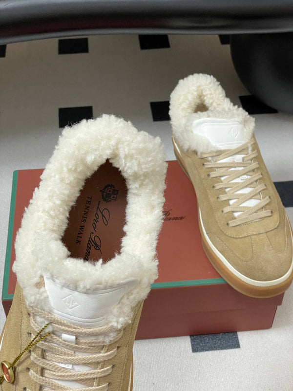LP 25 Fur Sneaker Beige Suede Cowhide 534663