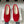 CL 26s Ballet Flats In Red Wool With Bow Style 3