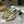 CD 26 Chunky Heel Sandals 50 Metallic Gold Leather 593521