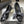 CC 26 Double C Pearl Heel Pump With Silk Ribbon Black Sheepskin 593158