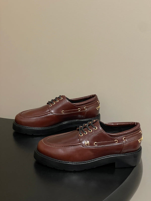 CC 26 Lace-Up Loafer Brown Sheepskin 594248